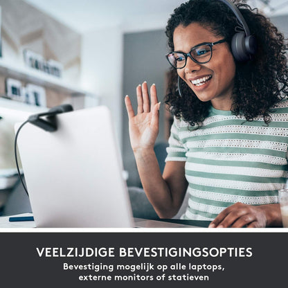 Logitech C505 HD Webcam - 720p HD Externe USB-Camera voor Desktop of Laptop met Microfoon met Groot Bereik, Compatibel met PC of Mac - Zwart - NLMAX