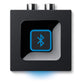 Logitech Draadloze Bluetooth Audio Ontvanger, Bluetooth Adapter voor PC/Mac/Smartphone/Tablet/AV Receiver, 3.5mm Audio en RCA Output naar Speakers, One-Push Pairing Knop - Zwart/Blauw - NLMAX