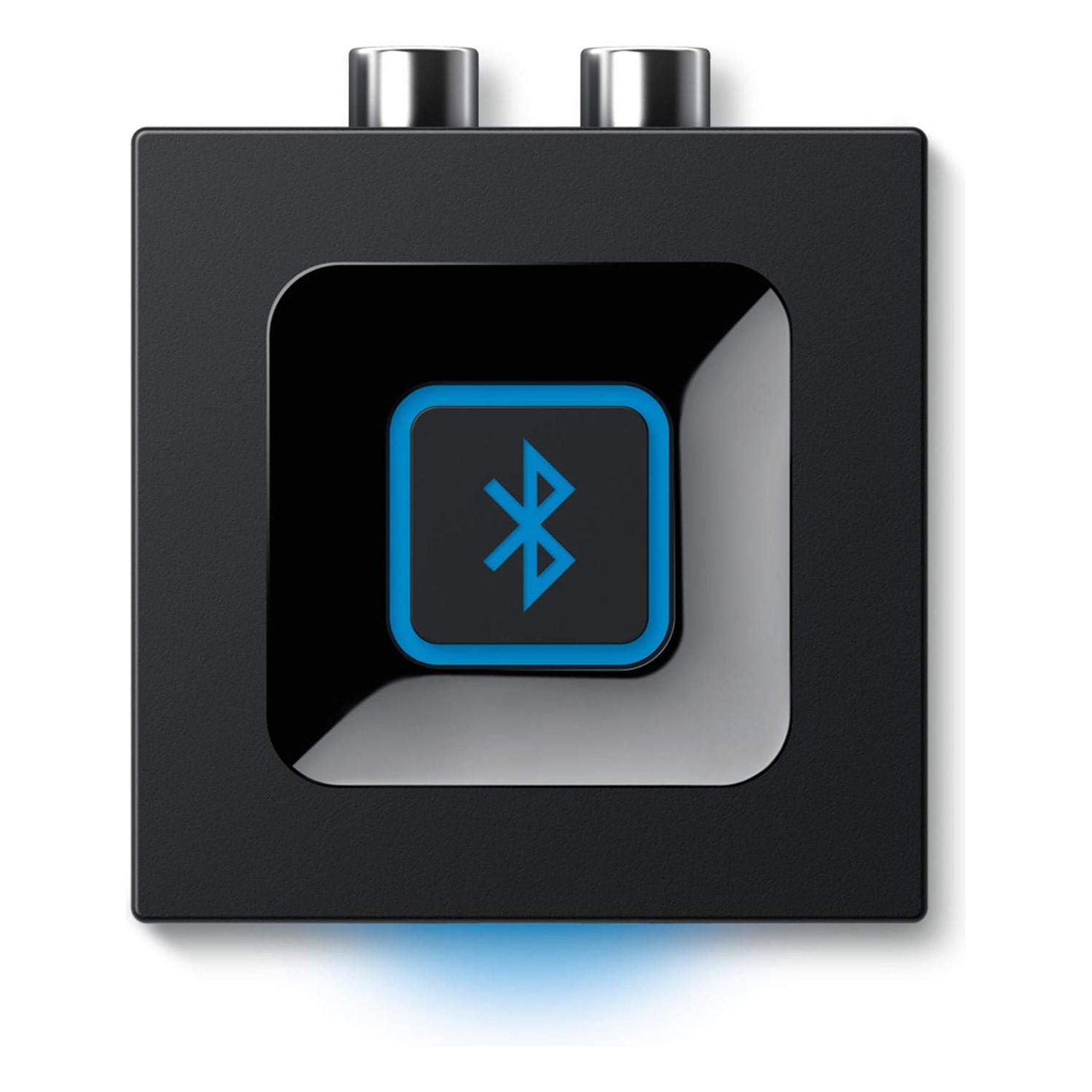 Logitech Draadloze Bluetooth Audio Ontvanger, Bluetooth Adapter voor PC/Mac/Smartphone/Tablet/AV Receiver, 3.5mm Audio en RCA Output naar Speakers, One-Push Pairing Knop - Zwart/Blauw - NLMAX