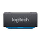 Logitech Draadloze Bluetooth Audio Ontvanger, Bluetooth Adapter voor PC/Mac/Smartphone/Tablet/AV Receiver, 3.5mm Audio en RCA Output naar Speakers, One-Push Pairing Knop - Zwart/Blauw - NLMAX