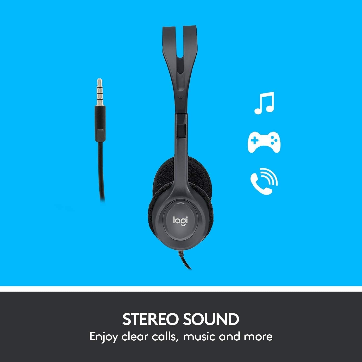 Logitech H111 Stereo Headset - Zwart - NLMAX
