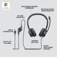 Logitech H390 USB Computer Headset - Zwart - NLMAX