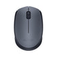 Logitech M170 draadloze muis, 2,4 GHz met USB-nano-ontvanger, optische tracking, batterijduur van 12 maanden, tweehandig, pc/Mac/laptop, zwart/grijs - NLMAX