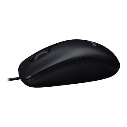 Logitech M90 USB Muis, 1000 DPI Optische Tracking, Links-en Rechtshandig, PC/Mac/Laptop - Grijs - NLMAX
