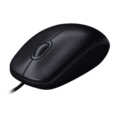 Logitech M90 USB Muis, 1000 DPI Optische Tracking, Links-en Rechtshandig, PC/Mac/Laptop - Grijs - NLMAX