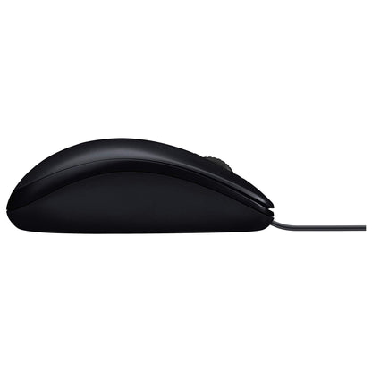 Logitech M90 USB Muis, 1000 DPI Optische Tracking, Links-en Rechtshandig, PC/Mac/Laptop - Grijs - NLMAX