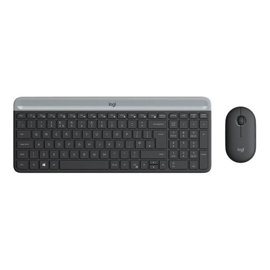 Logitech MK470 Slim toetsenbord Inclusief muis Wireless set QWERTY US International Lange batterijlevensduur - NLMAX