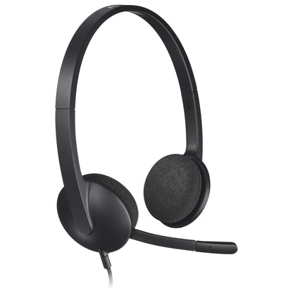 Logitech USB Headset H340, Stereo, USB Headset voor Windows en Mac - Zwart - NLMAX