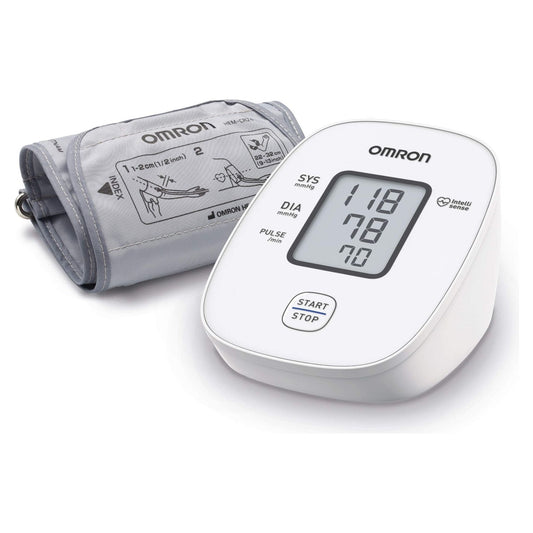 OMRON X2 Basic – Klinisch gevalideerde automatische bloeddrukmeter met detectie van onregelmatige hartslag en gids voor het omwikkelen van manchetten | Bovenarm bloeddrukmeter - NLMAX