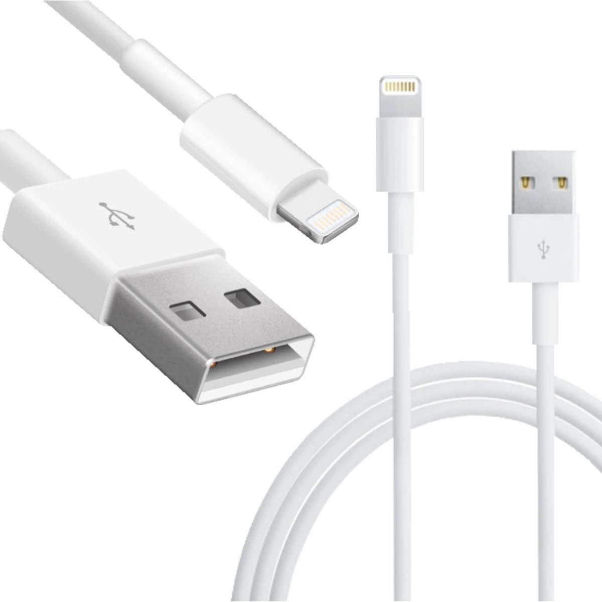 Oplaadkabel iPhone USB Lightning kabel 2 Meter oplader - NLMAX