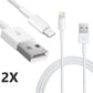 Oplaadkabel iPhone USB Lightning kabel 2 Meter oplader - NLMAX