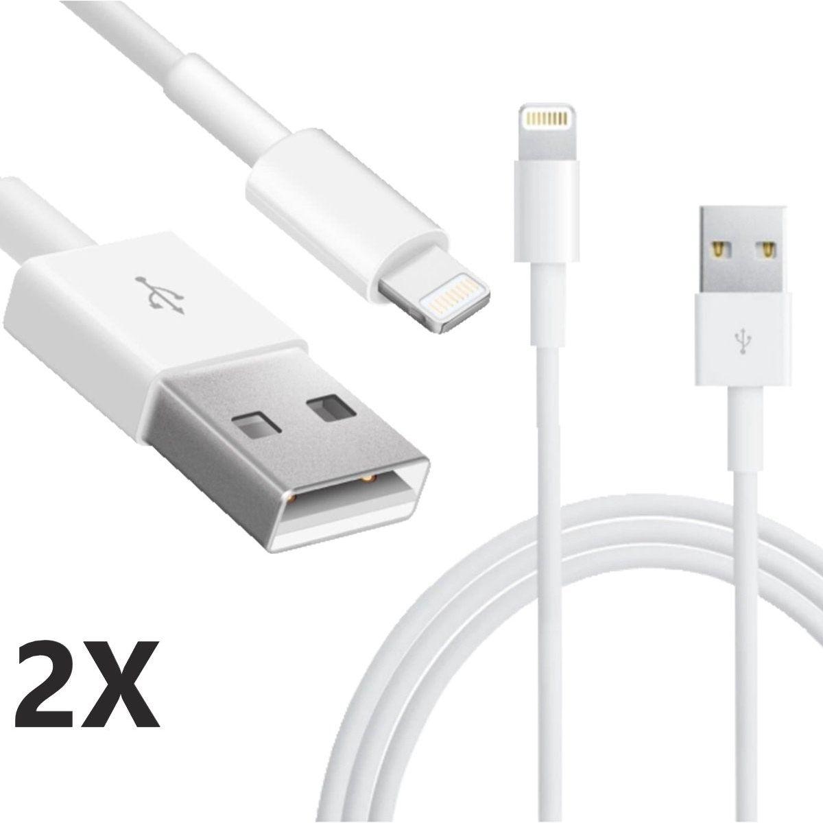 Oplaadkabel iPhone USB Lightning kabel 2 Meter oplader - NLMAX