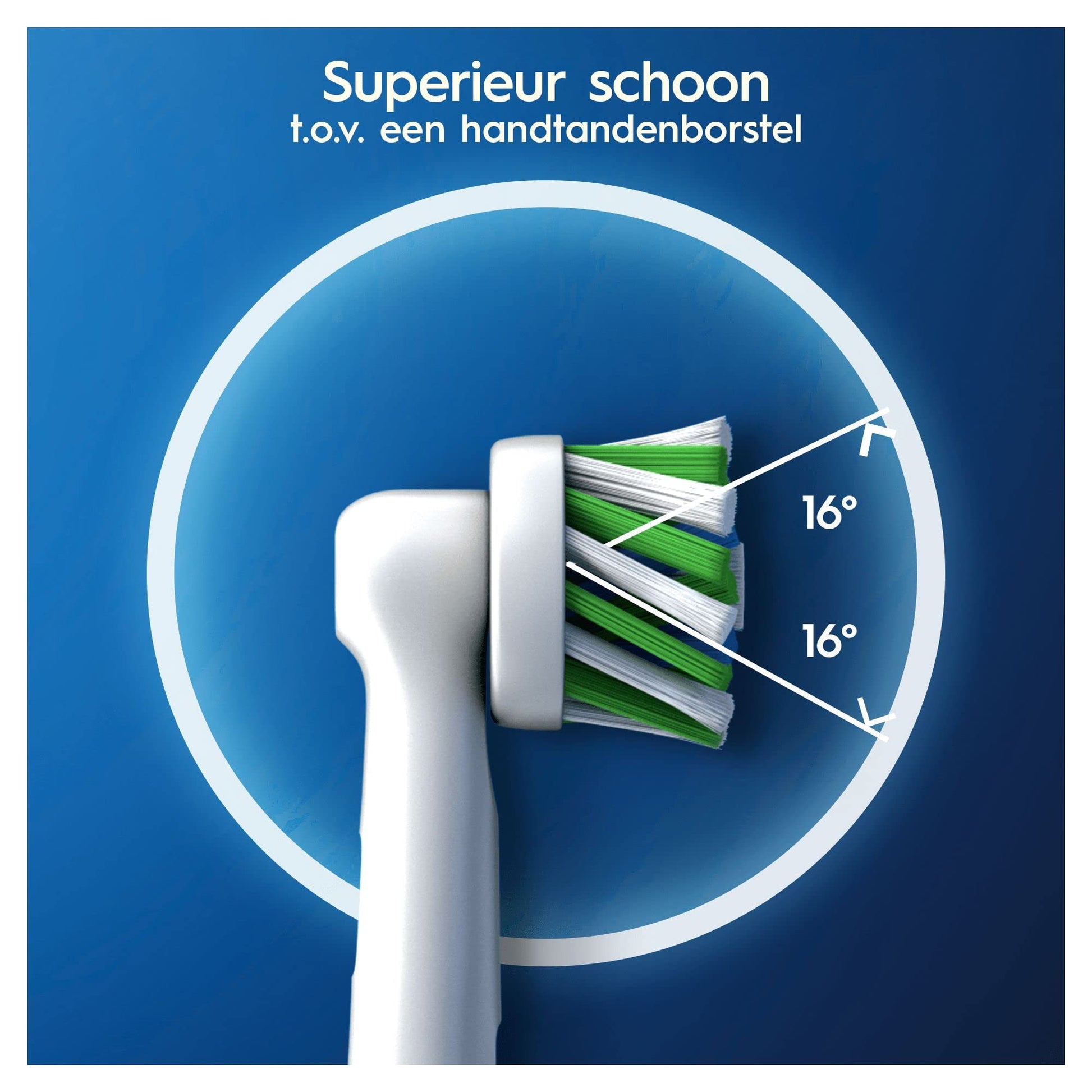 Oral-B CrossAction Opzetborstels Met CleanMaximiser-technologie, 10 Stuks, Brievenbusverpakking - NLMAX