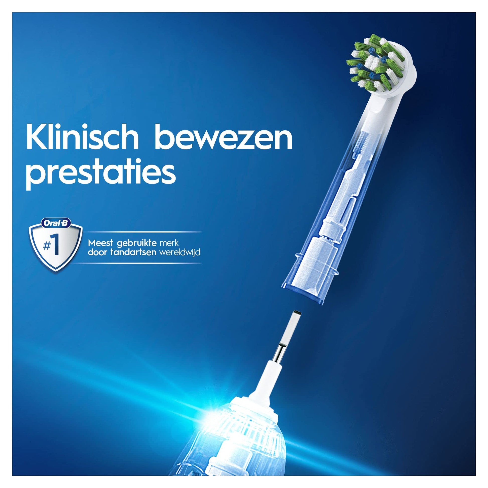 Oral-B CrossAction Opzetborstels Met CleanMaximiser-technologie, 10 Stuks, Brievenbusverpakking - NLMAX