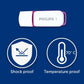Philips 2 Pack USB Stick 64GB Memory USB 2.0 Flash Drive Snow Edition for PC, Laptop, Computer Data Storage 2 x 64GB Reads up to 25MB/sk - NLMAX