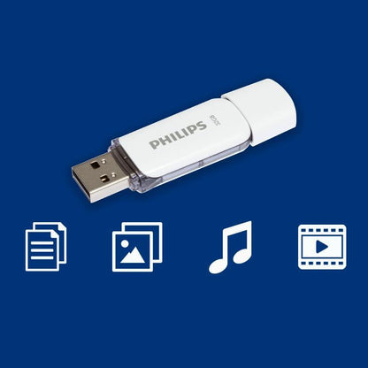 Philips USB 2.0 32GB Snow Edition Shadow Grey 3-Pack - NLMAX