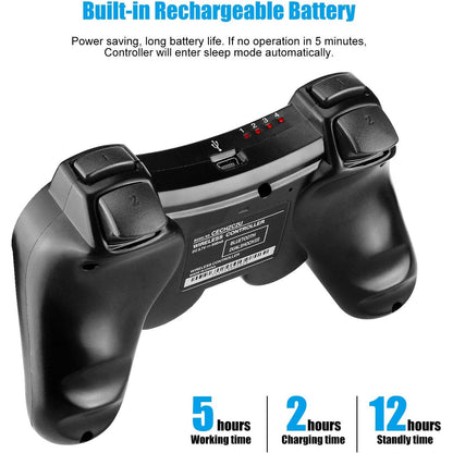 PS3 Controller Wireless Controller voor Plat Station 3 - Bluetooth gamepad met Dual Vibration SIX assen afstandsbediening - NLMAX