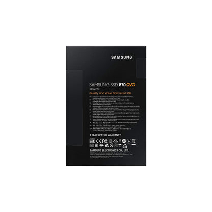 Samsung 870 Qvo 2,5 Inch 1TB SSD, MZ-77Q1T0BW, 1 stuk - NLMAX