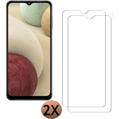 Samsung A51 Screenprotector glas - extra strek en helder Beschermglas - 2 stuks - NLMAX