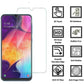 Samsung A70 Screenprotector glas - extra strek en helder Beschermglas- 2 stuks - NLMAX