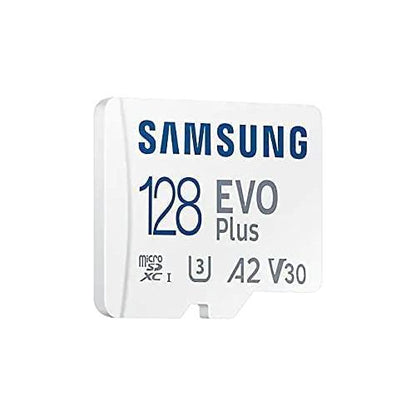Samsung Evo Plus 128 GB microSD SDXC U3 Class 10 A2 geheugenkaart 130 MB/S adapter 2021 - NLMAX