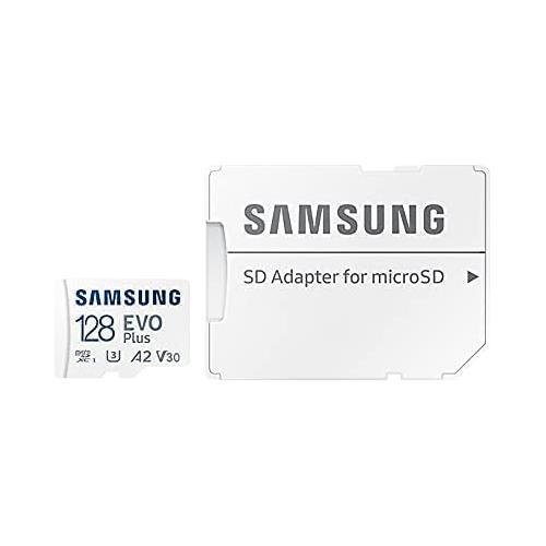 Samsung Evo Plus 128 GB microSD SDXC U3 Class 10 A2 geheugenkaart 130 MB/S adapter 2021 - NLMAX