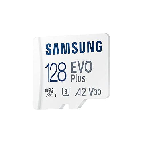 Samsung Evo Plus 128 GB microSD SDXC U3 Class 10 A2 geheugenkaart 130 MB/S adapter 2021 - NLMAX