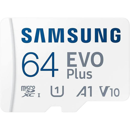 Samsung Evo plus 64GB microSD SDXC U1 klasse 10 A1 geheugenkaart 130MB/S Adapter 2021 - NLMAX