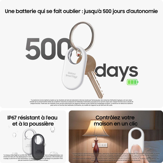 Samsung Galaxy SmartTag2 Bluetooth Smart Baken, Zwarte Versterkte beschermhoes inbegrepen [Amazon Exclusive], compatibel met Samsung Galaxy smartphones, verloren modus, zwart - NLMAX