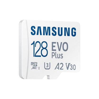 Samsung MicroSD-geheugenkaart Evo Plus 128 GB SDXC U3 klasse 10 A2 130MB/s met adapter versie 2021 (MB-MC128KA/EU) - NLMAX