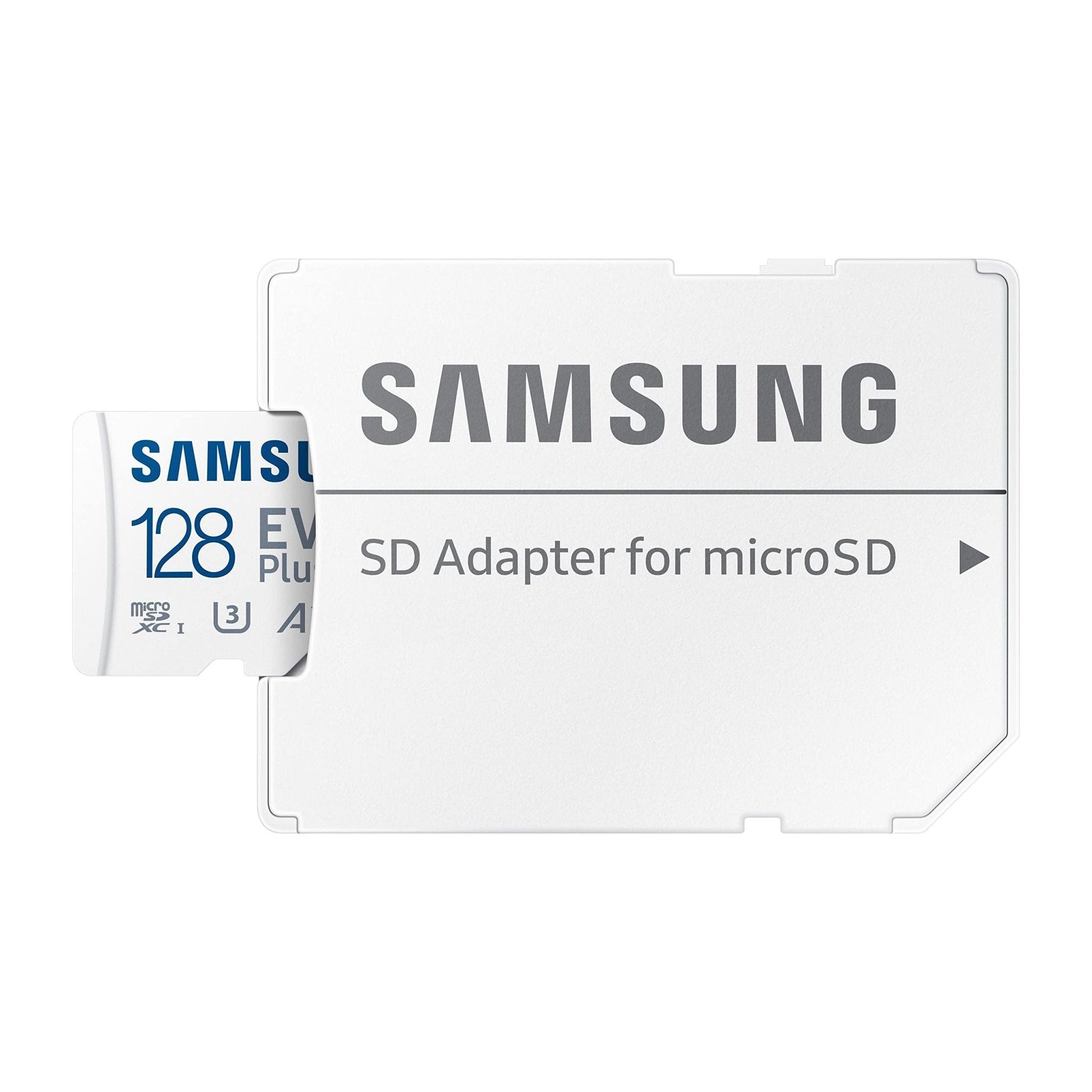Samsung MicroSD-geheugenkaart Evo Plus 128 GB SDXC U3 klasse 10 A2 130MB/s met adapter versie 2021 (MB-MC128KA/EU) - NLMAX