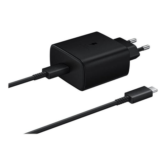 Samsung Power Adapter 45w Snellader + USB-C naar USB-C Kabel - 45W - 1m - Zwart - NLMAX