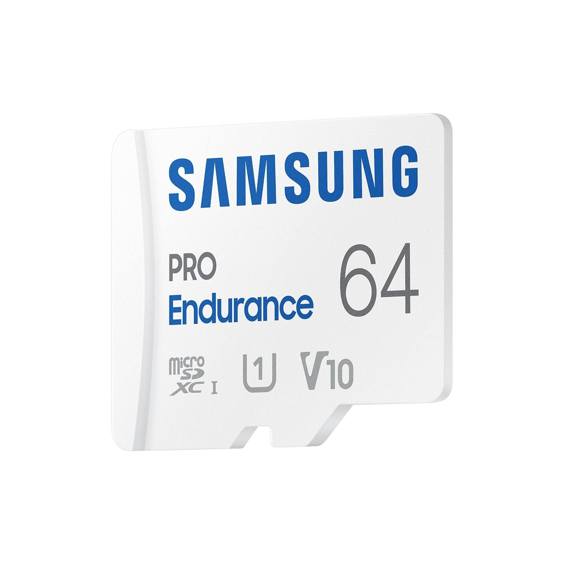 Samsung PRO Endurance microSD-geheugenkaart, 64GB microSDXC UHS-I U1 100MB/s Video Monitoring Memory Card met Adapter, MB-MJ64KA - NLMAX