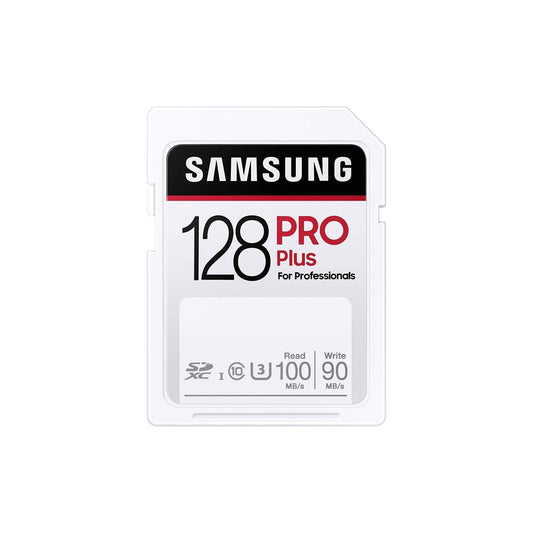 Samsung PRO Plus 128GB SDXC UHS-I U3 100MB/s Full HD & 4K UHD Memory Card (MB-SD128H/EU) - NLMAX