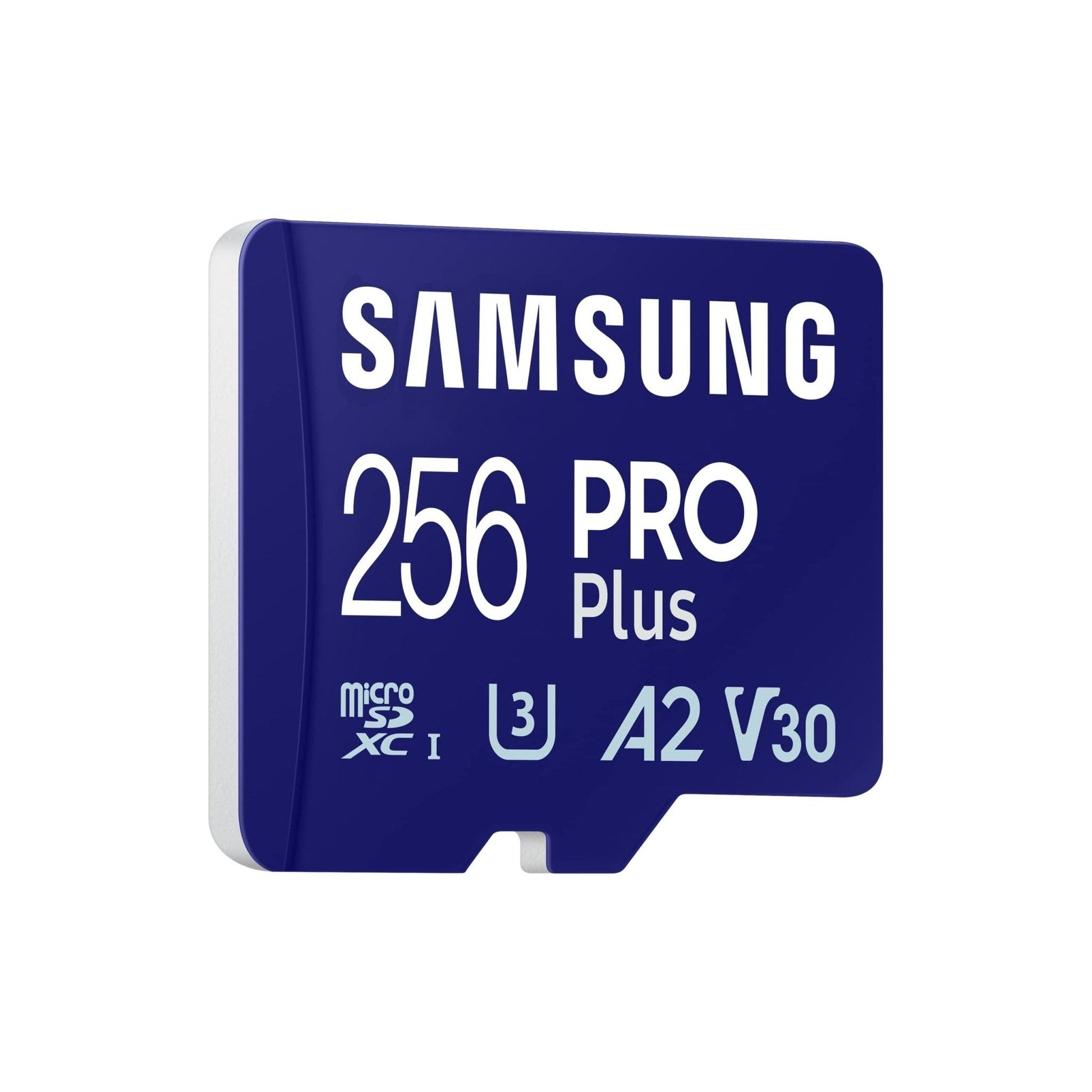 Samsung PRO Plus microSD-geheugenkaart, 256GB, UHS-I U3, Full HD & 4K UHD, 180 MB/s lezen, 130 MB/s schrijven, voor smartphone, drone of action-cam, incl. SD-adapter, MB-MD256SA/EU - NLMAX