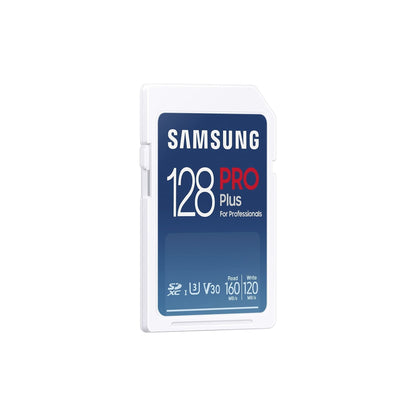Samsung PRO Plus SD-geheugenkaart, 128GB SD Kaart SDXC UHS-I U3 160MB/s Full HD & 4K UHD geheugenkaart, MB-SD128K/EU - NLMAX