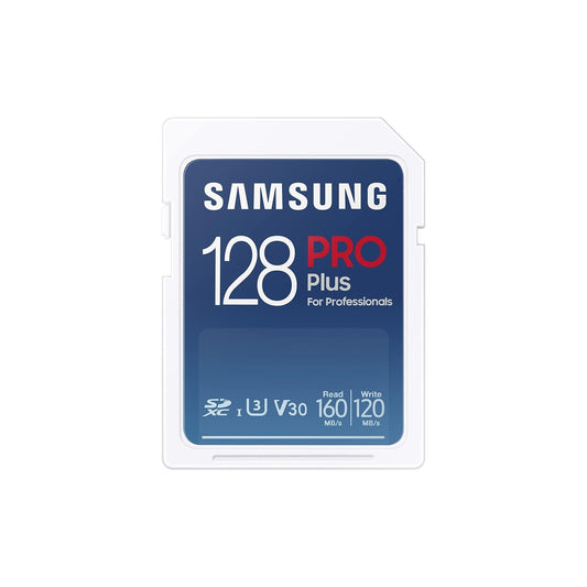 Samsung PRO Plus SD-geheugenkaart, 128GB SD Kaart SDXC UHS-I U3 160MB/s Full HD & 4K UHD geheugenkaart, MB-SD128K/EU - NLMAX