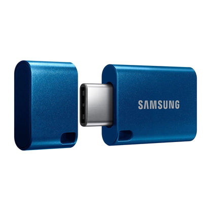 Samsung USB-stick, USB-C, 128GB, 400MB/s lezen, 60MB/s schrijven, MUF-128DA/APC USB 3.1 Flash Drive voor notebooks, tablets en smartphones, blauw - NLMAX