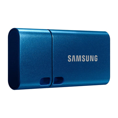 Samsung USB-stick, USB-C, 128GB, 400MB/s lezen, 60MB/s schrijven, MUF-128DA/APC USB 3.1 Flash Drive voor notebooks, tablets en smartphones, blauw - NLMAX