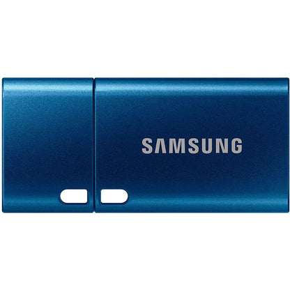 Samsung USB-stick, USB-C, 256GB, 400MB/s lezen, 110MB/s schrijven, USB 3.1 flashdrive voor notebooks, tablets en smartphones, blauw, MUF-256DA/APC - NLMAX