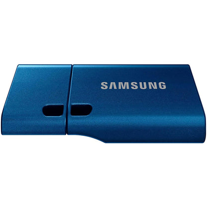 Samsung USB-stick, USB-C, 64GB, 300MB/s lezen, 30MB/s schrijven, USB 3.1 flashdrive voor notebooks, tablets en smartphones, blauw, MUF-64DA/APC - NLMAX
