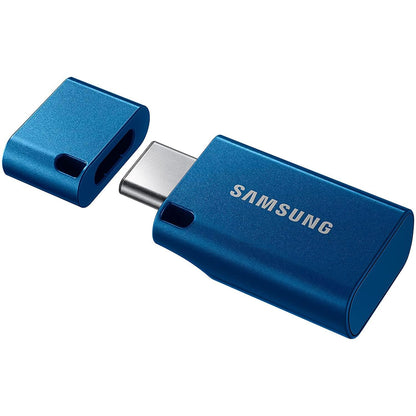 Samsung USB-stick, USB-C, 64GB, 300MB/s lezen, 30MB/s schrijven, USB 3.1 flashdrive voor notebooks, tablets en smartphones, blauw, MUF-64DA/APC - NLMAX