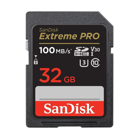 SanDisk 32 GB Extreme PRO RescuePRO Deluxe SDHC+-kaart, tot 100 MB/s, UHS-I, klasse 10, U3, V30 - NLMAX