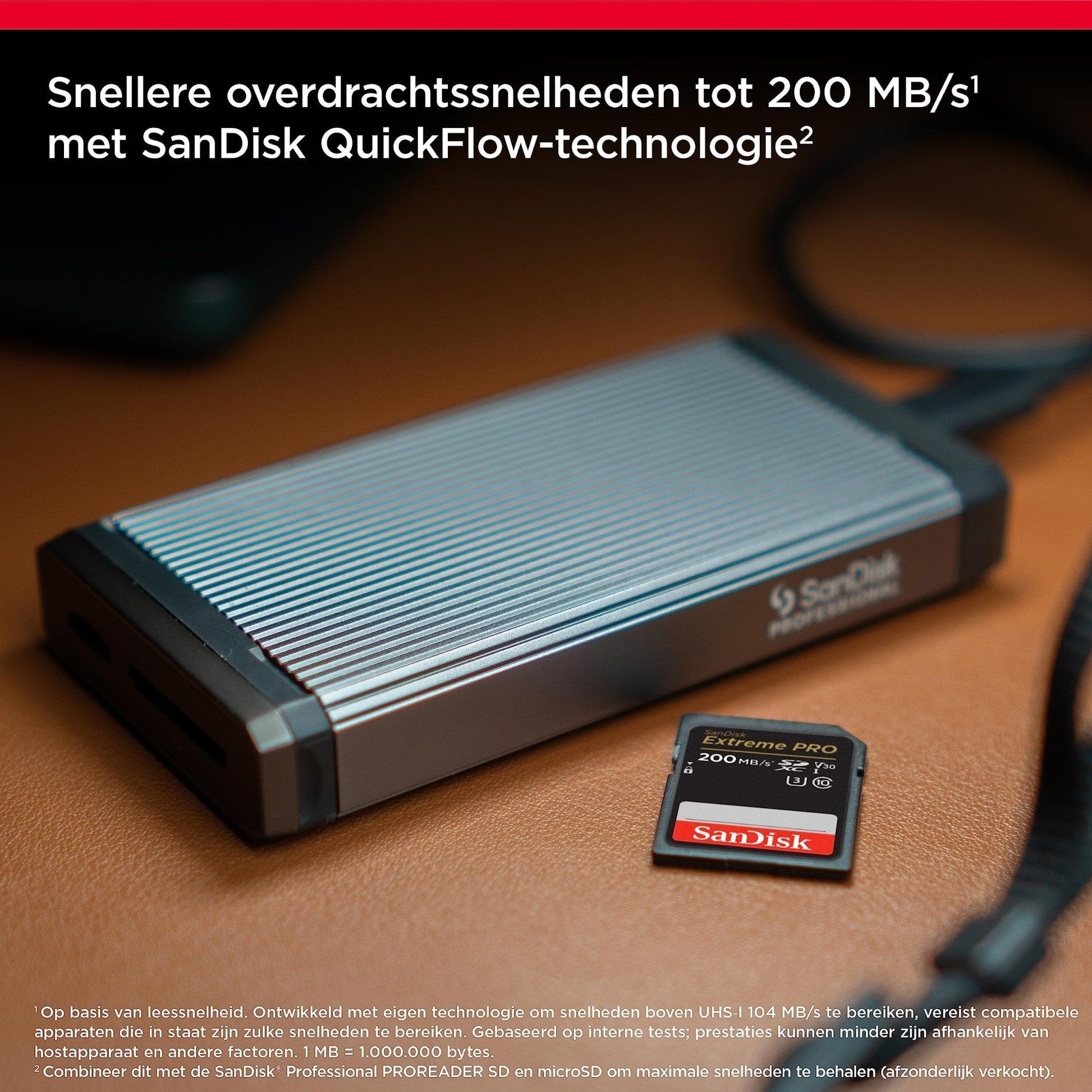 SanDisk Extreme PRO SDXC UHS‐I‐Kaart 256 GB (4K UHD, Leessnelheden Tot 200 MB/s, Class 10, UHS-I, U3, V30, 2 Jaar RescruePRO Deluxe Software, Levenslange Beperkte Garantie) Zwart - NLMAX