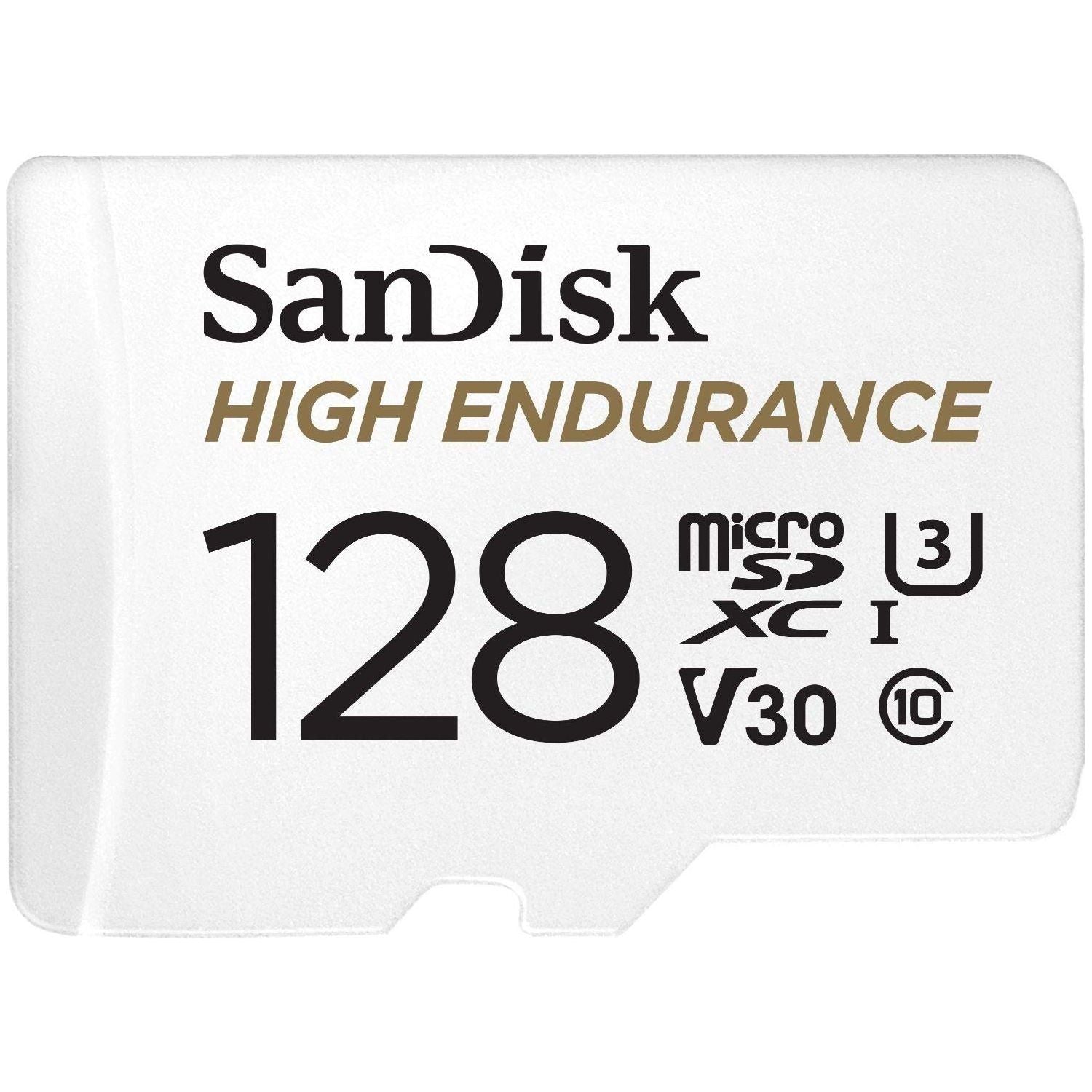 SanDisk High Endurance MicroSD-Kaart 128 GB (Perfect Voor Dashboardcamera Of Bewakingssysteem Thuis, Hoge Duurzaamheid, Tot 10.000 Uur Opnemen, Full HD En 4K) - NLMAX