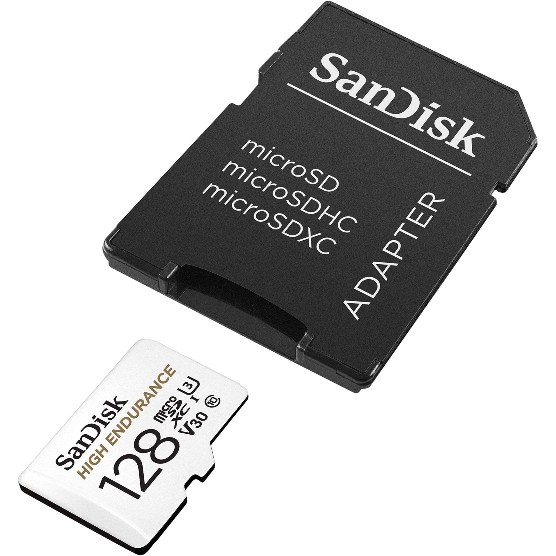 SanDisk High Endurance MicroSD-Kaart 128 GB (Perfect Voor Dashboardcamera Of Bewakingssysteem Thuis, Hoge Duurzaamheid, Tot 10.000 Uur Opnemen, Full HD En 4K) - NLMAX
