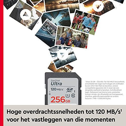 SanDisk Ultra 32GB SDHC Memory Card, 3 pack Up to 120 MB/s, Class 10, UHS-I, V10, 3 packs - NLMAX