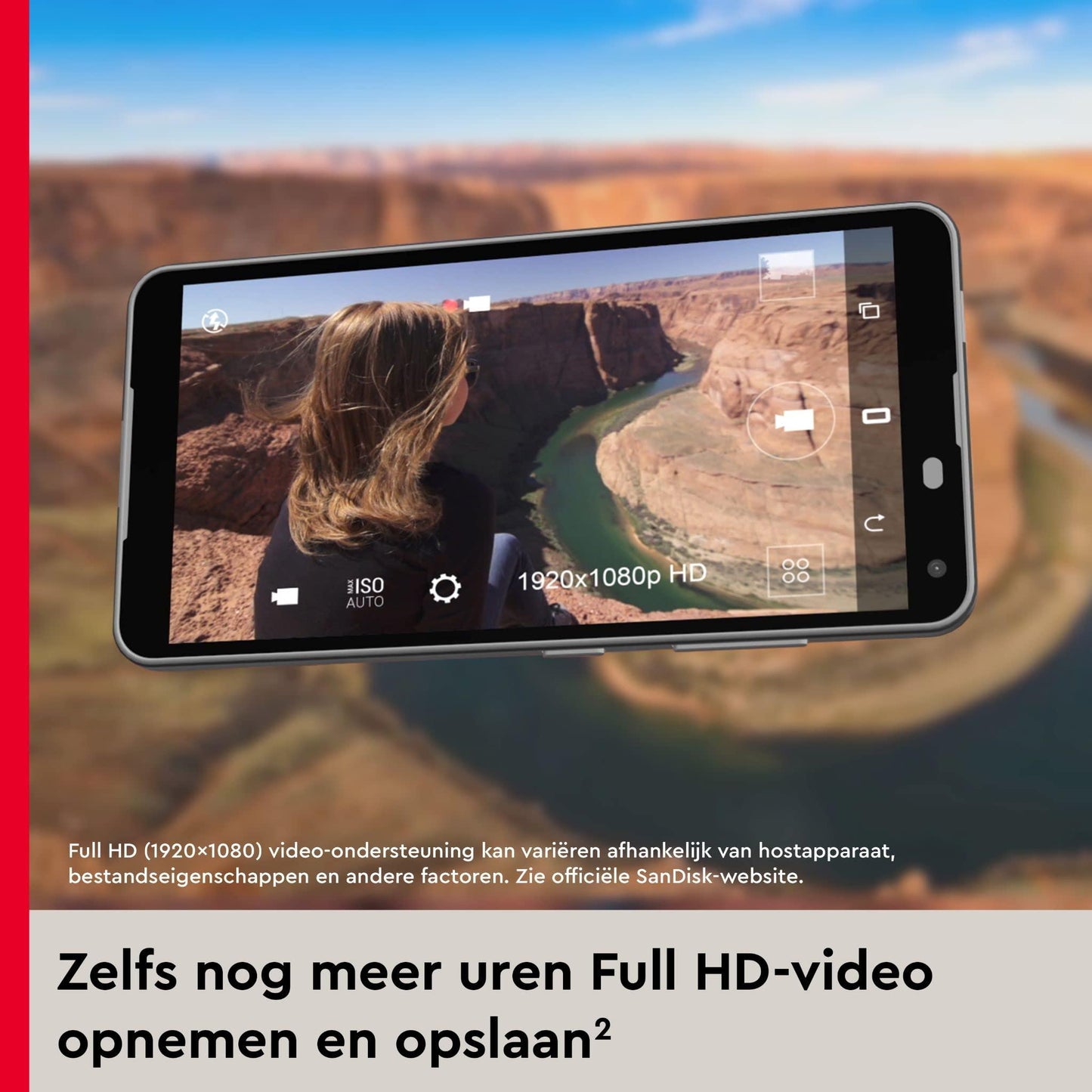 SanDisk Ultra Android MicroSDXC UHS-I-Kaart 256 GB + SD-Adapter (Voor Smartphones En Tablets, A1, Class 10, U1, Full HD Video's, Tot 150 MB/s Leessnelheid) - NLMAX