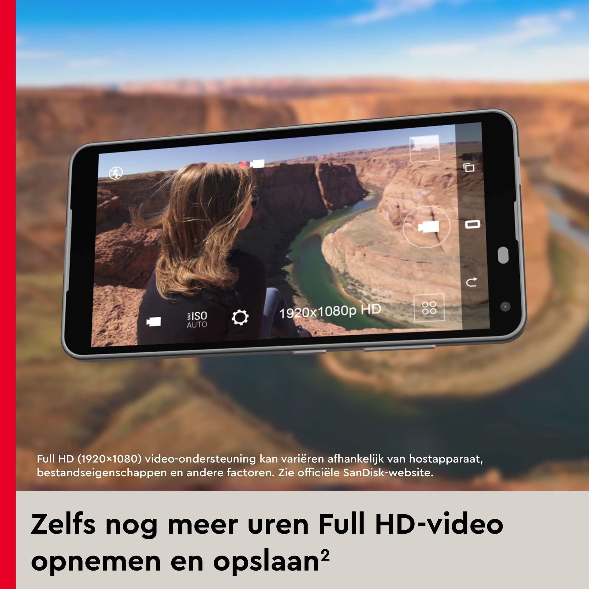 SanDisk Ultra Android MicroSDXC UHS-I-Kaart 256 GB + SD-Adapter (Voor Smartphones En Tablets, A1, Class 10, U1, Full HD Video's, Tot 150 MB/s Leessnelheid) - NLMAX