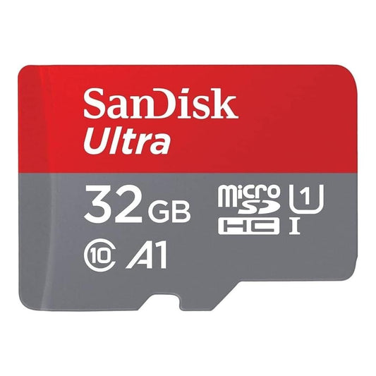 SanDisk Ultra Android MicroSDXC UHS-I-Kaart 32 GB + SD-Adapter (Voor Smartphones En Tablets, A1, Class 10, U1, Full HD Video's, Tot 120 MB/s Leessnelheid) - NLMAX